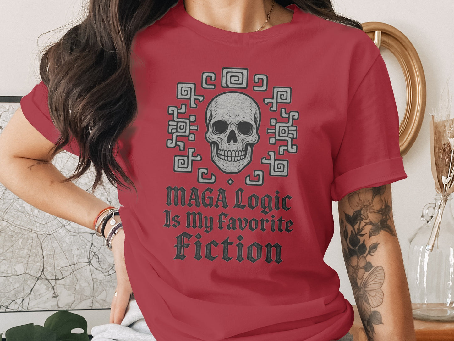 MAGA Logic Is My Favorite Fiction t-shirt