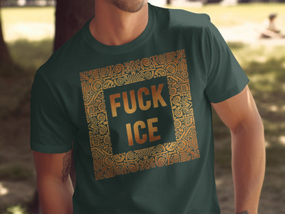 Fuck Ice Statement Graphic Design Shirt product