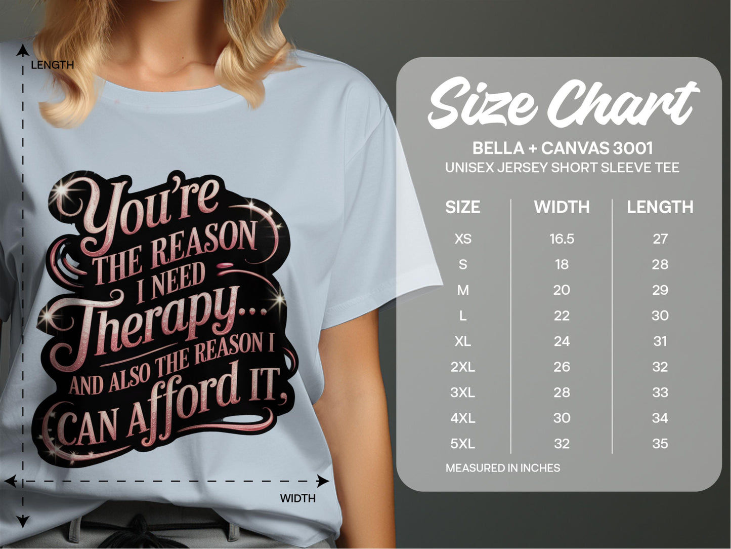 Youre The Reason I Need Therapy T-shirt product