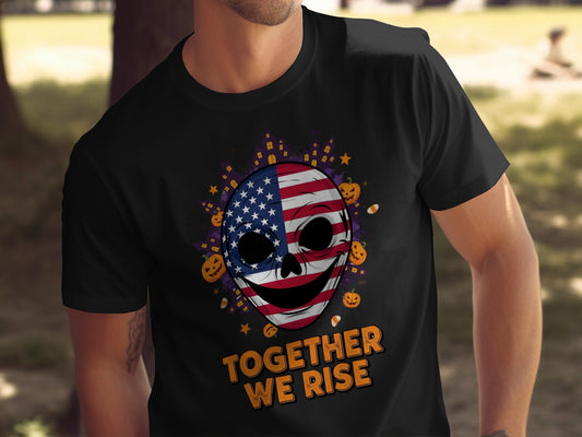Together We Rise Skull Halloween T-shirt product