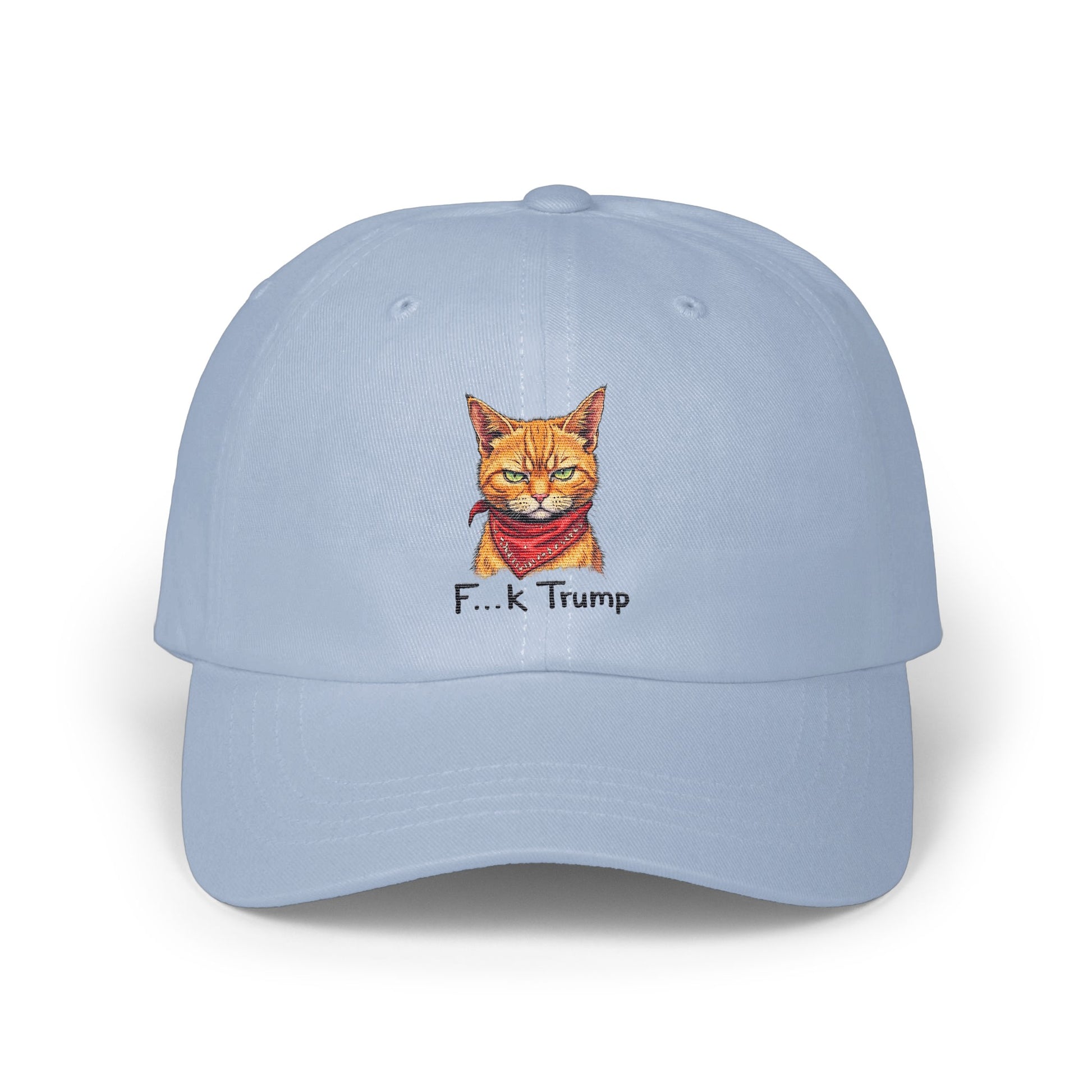 Funny Cat F...k Trump Embroidered Hat product
