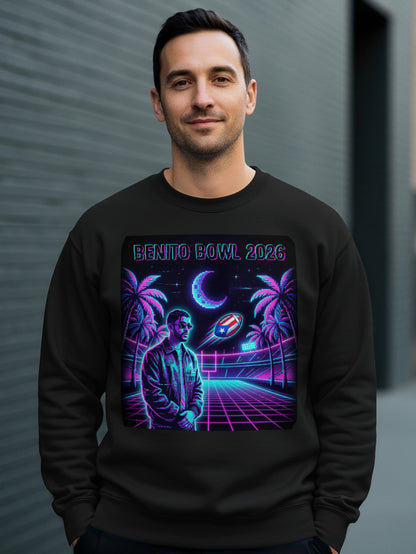 Benito Bowl 2026 Futuristic Design Crewneck Sweatshirt