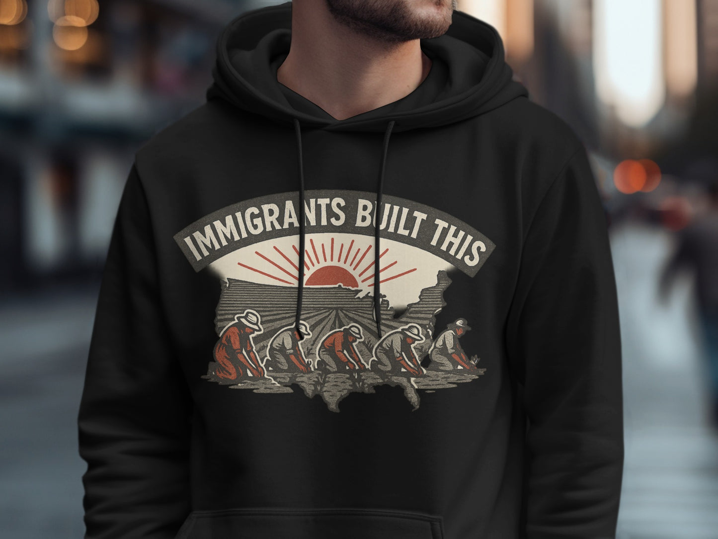 Immigrants Built This Design Hoodie product