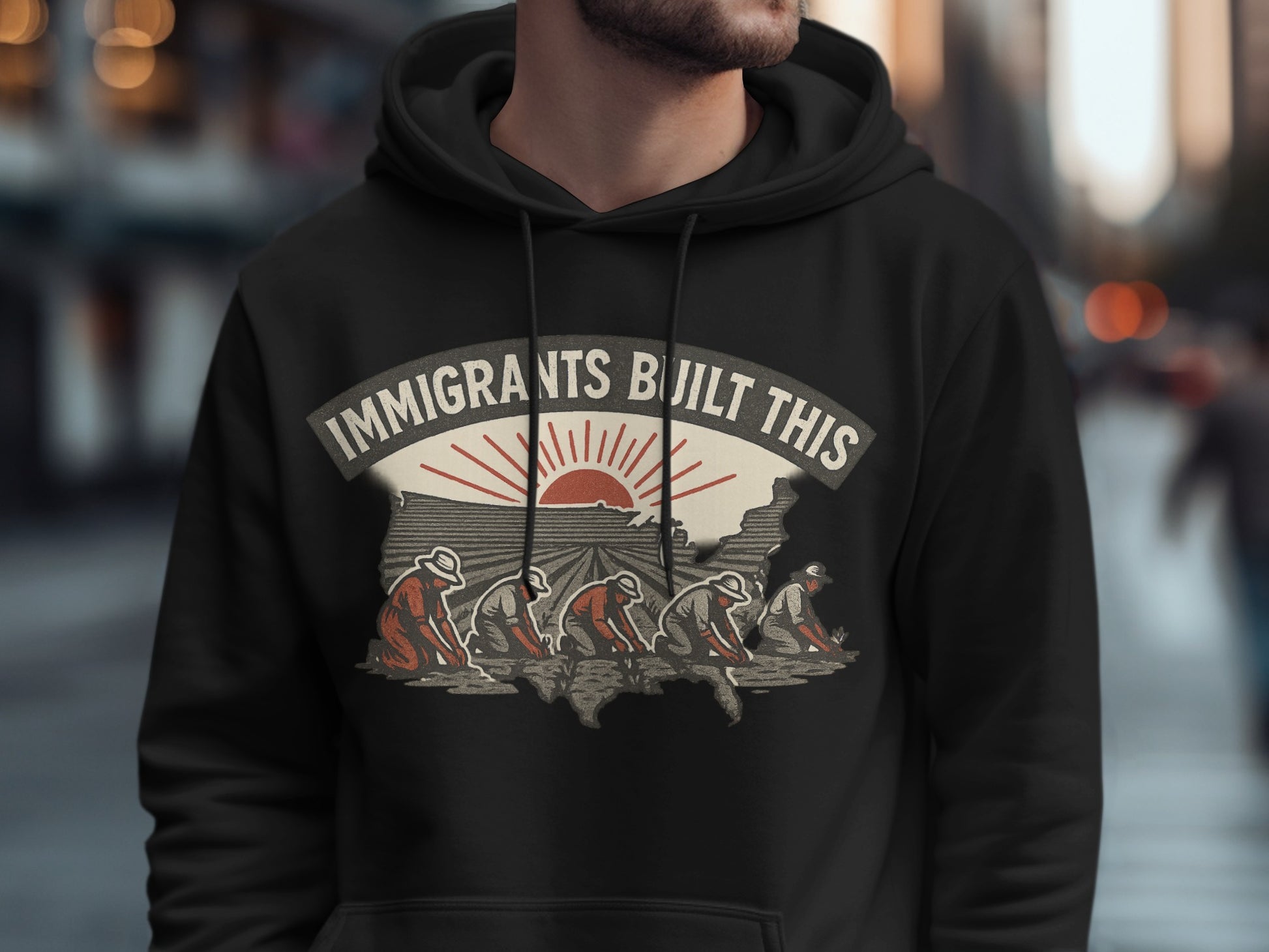 Immigrants Built This Design Hoodie product