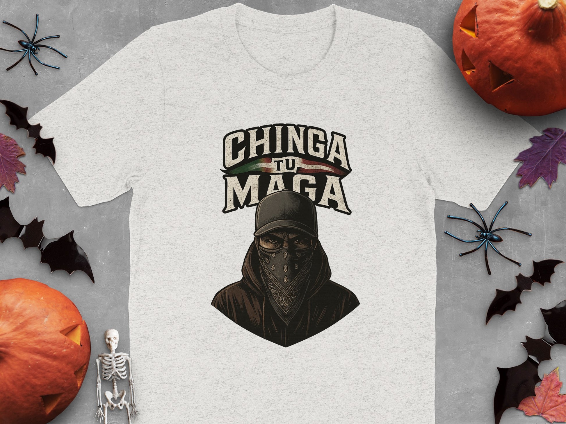 Chinga Tu Maga Graphic Halloween T-Shirt product