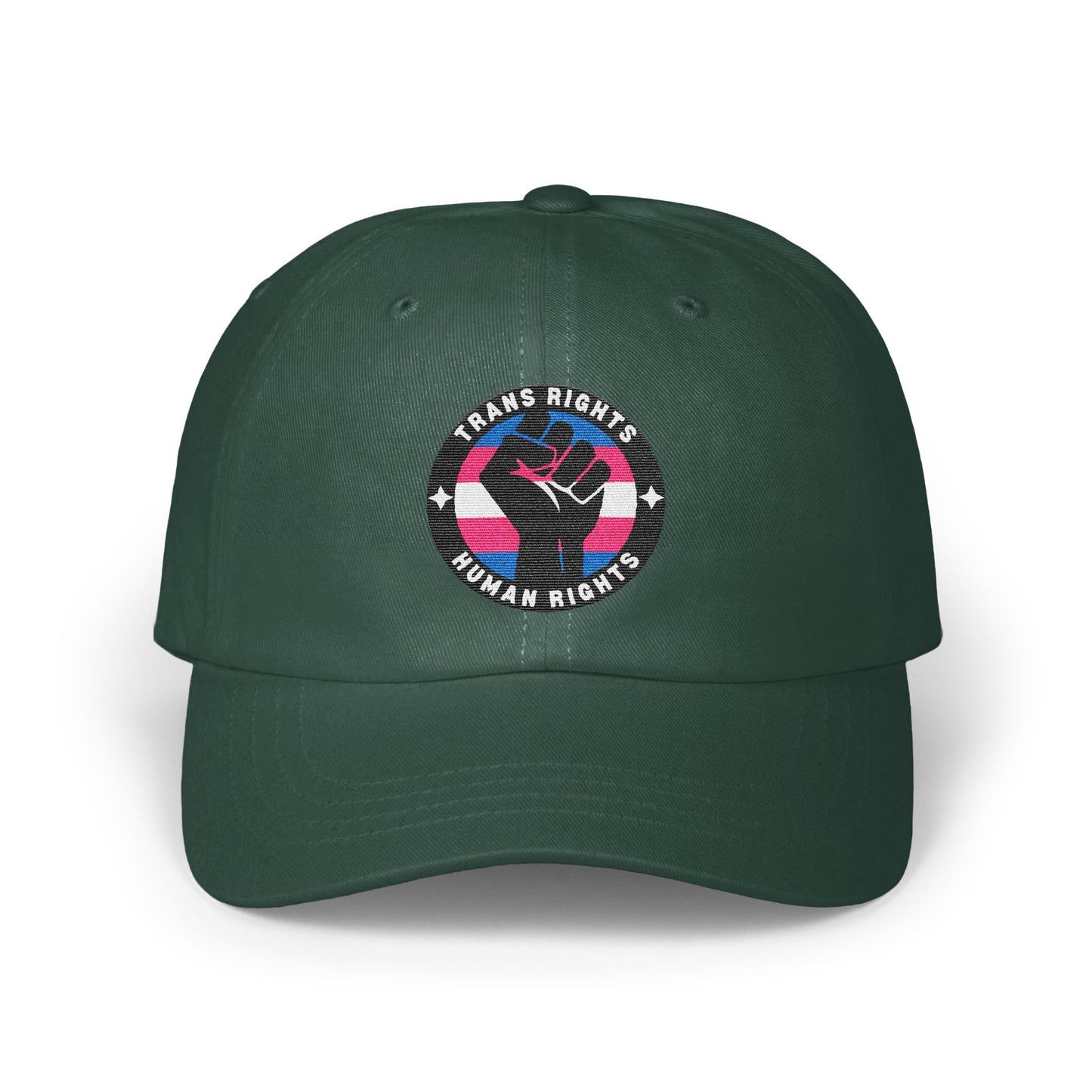 Trans Rights Human Rights Embroidered Hat product type