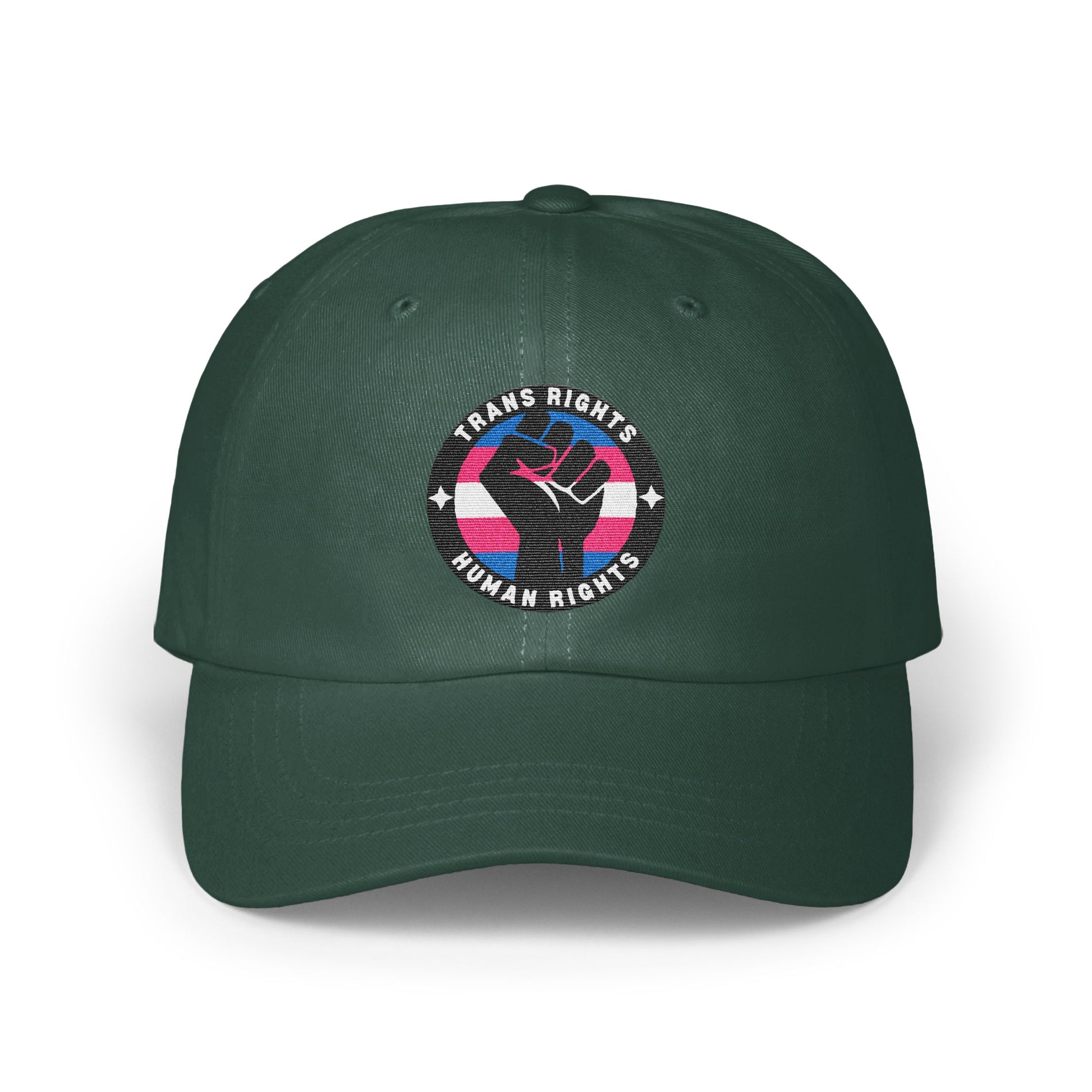 Trans Rights Human Rights Embroidered Hat product type