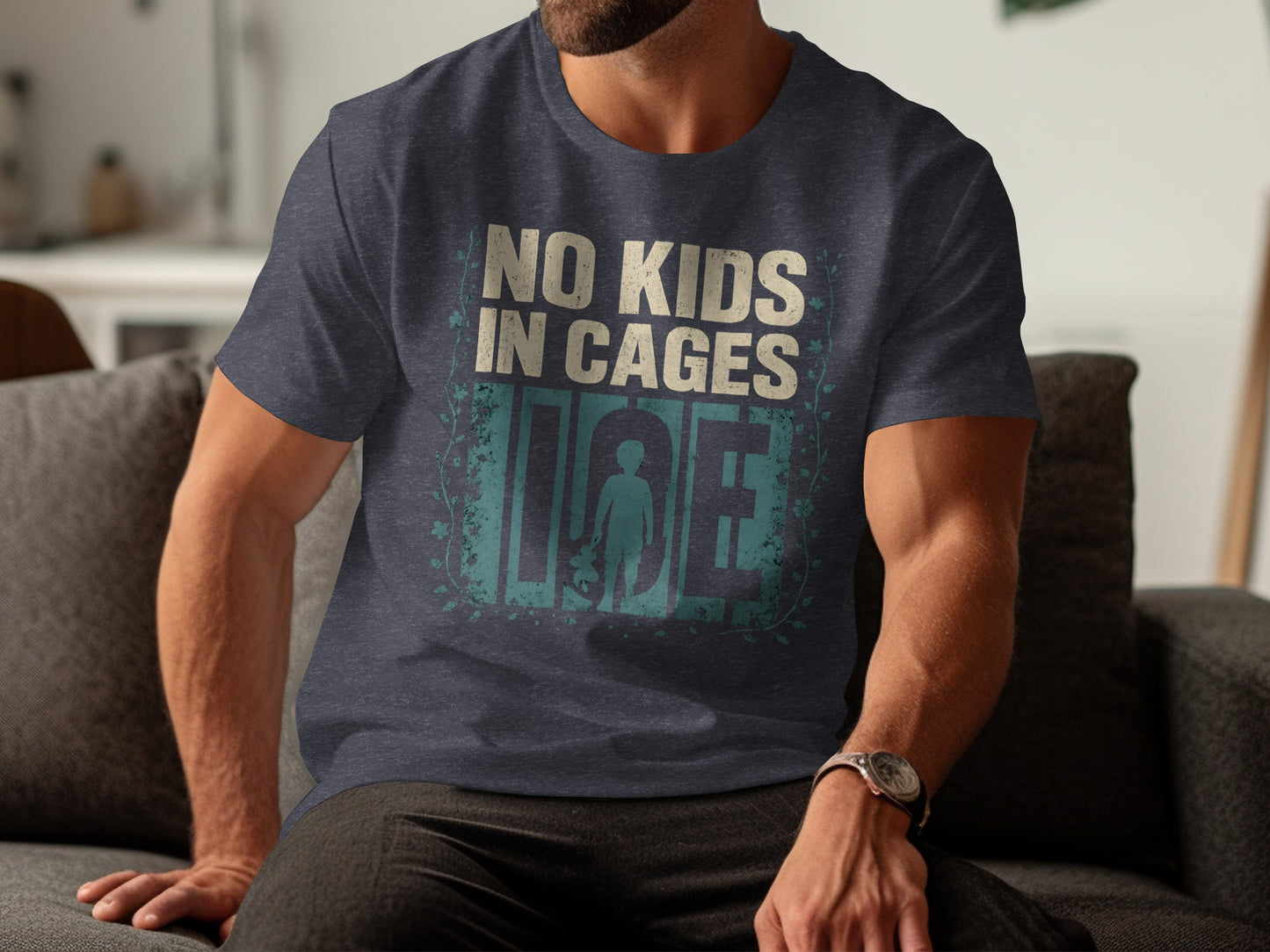No Kids In Cages Inspirational Graphic Tee product