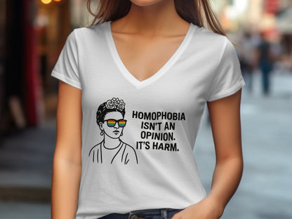 Homophobia Isn't An Opinion It's Harm Graphic Shirt product