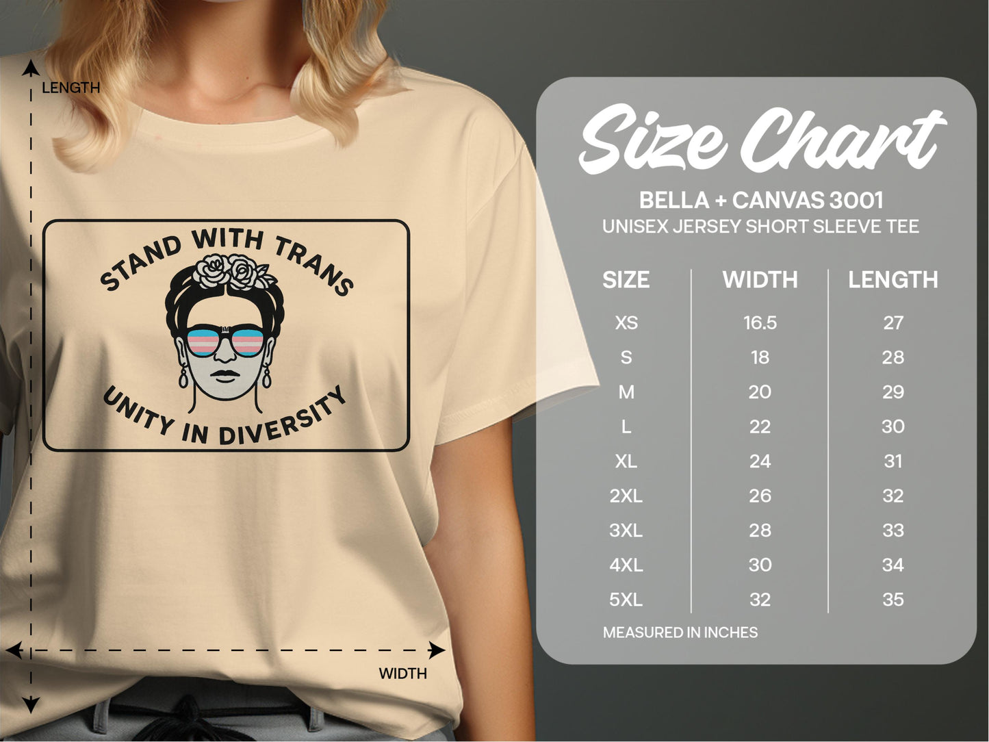 Stand With Trans Unity In Diversity Tee product