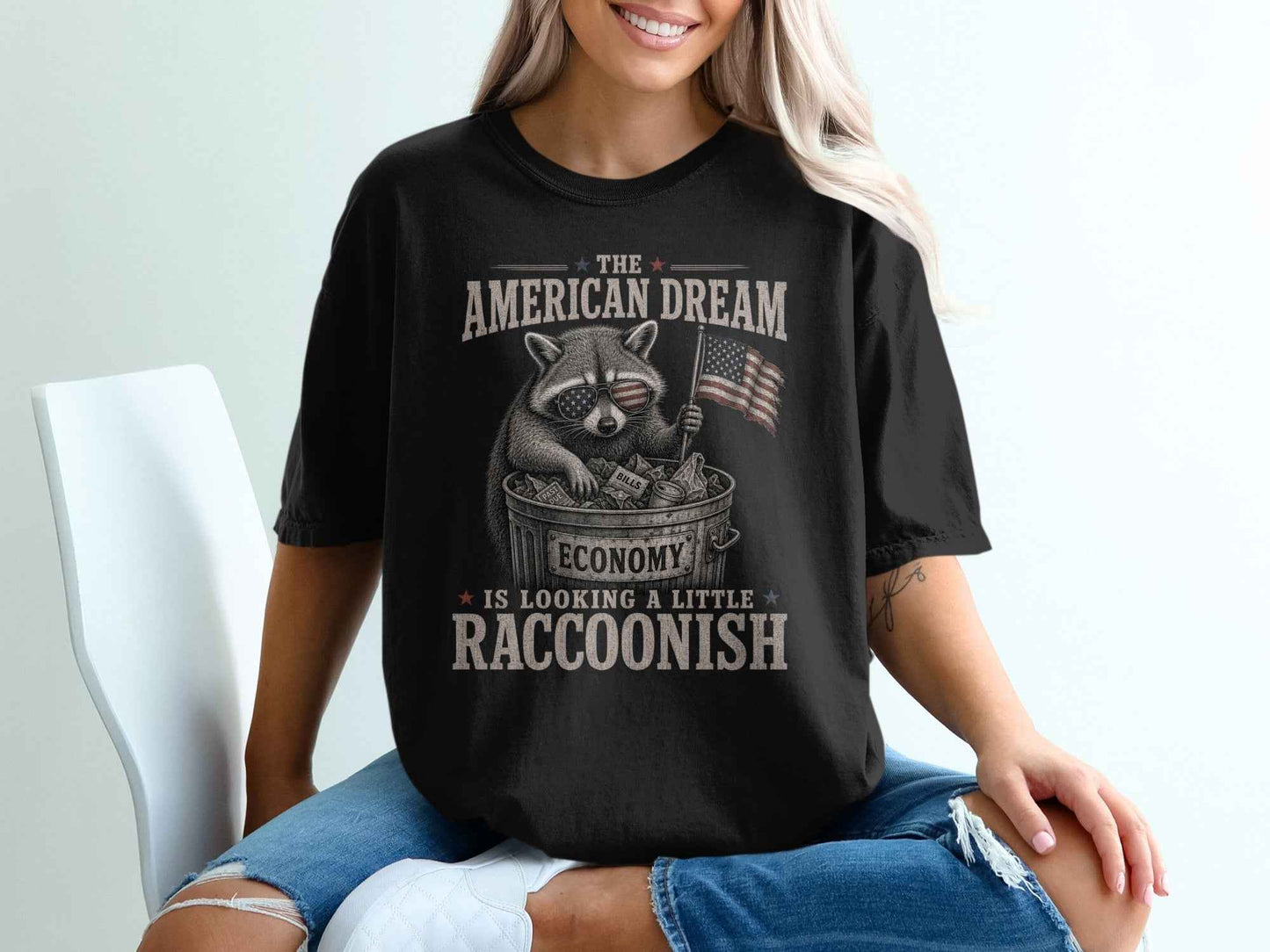Raccoonish Dream Economy T-Shirt