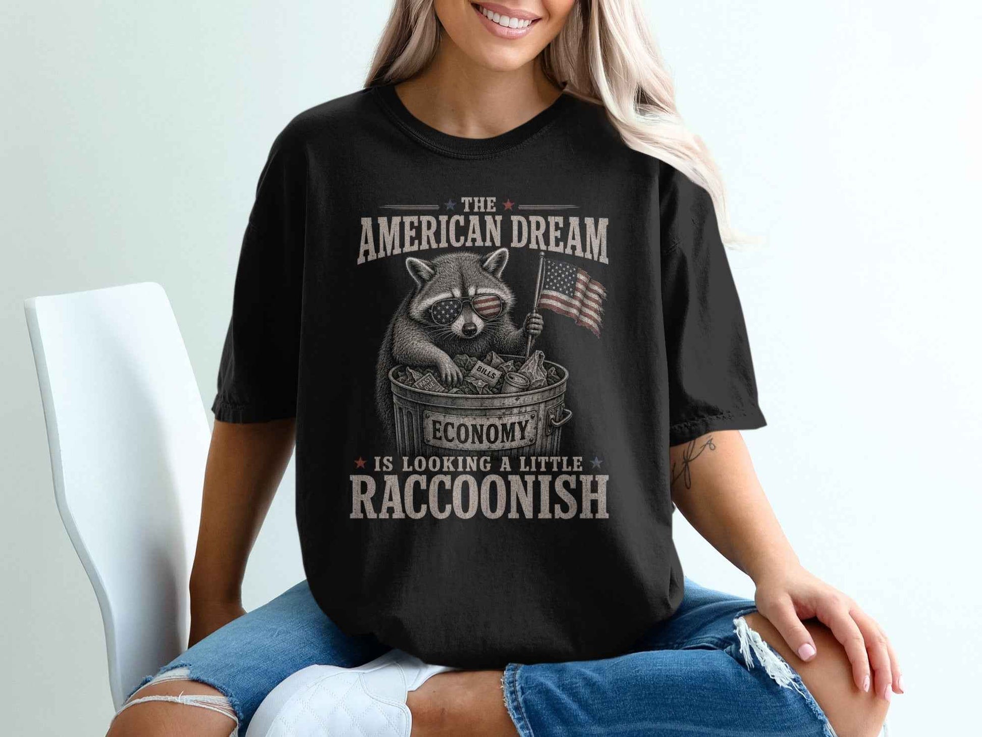 Raccoonish Dream Economy T-Shirt