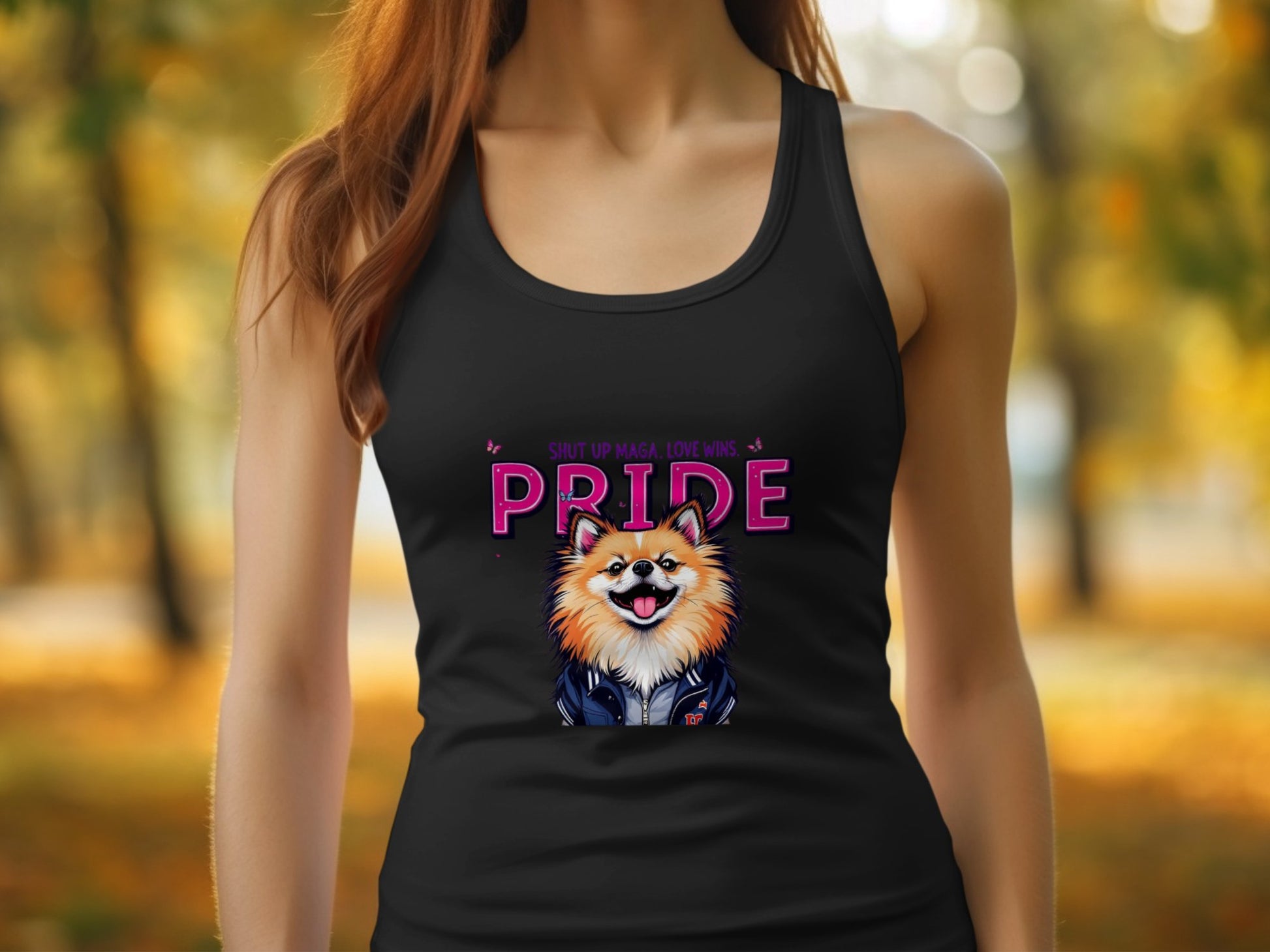 Cute Pride Dog Graphic Tank Top Product