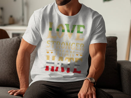 Love Stronger Than Hate Graphic Tee product
