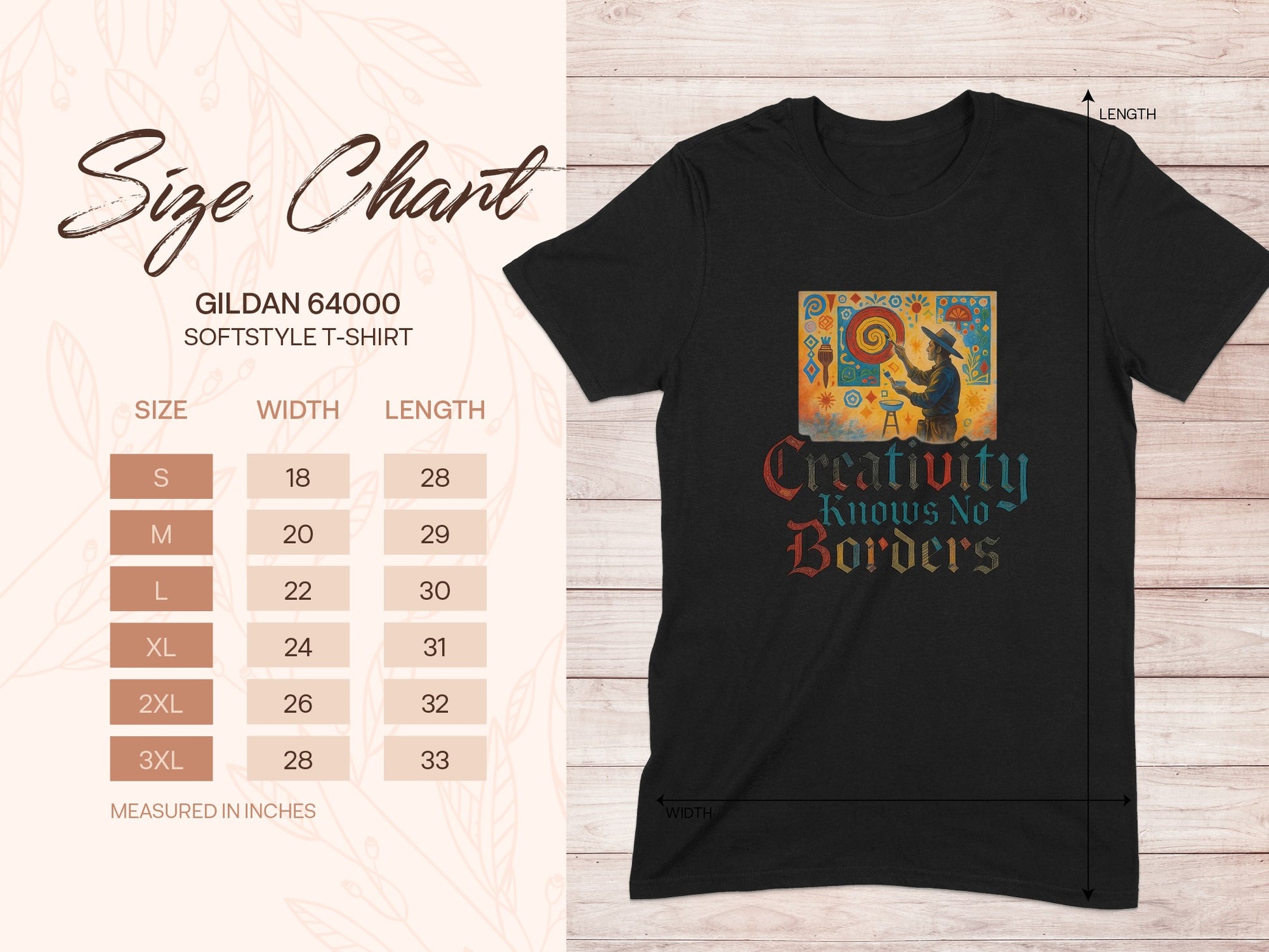 Creativity Knows No Borders Softstyle T-Shirt product