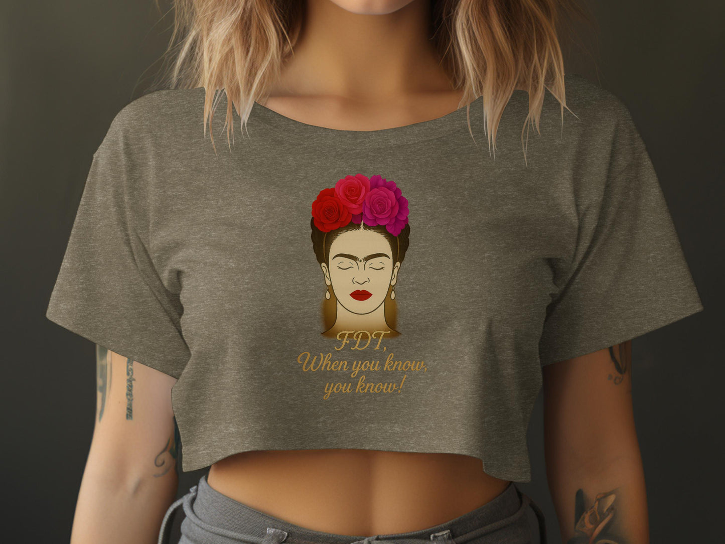 Stylish Artistic Women's Crop Top Fashionable Clothing Product