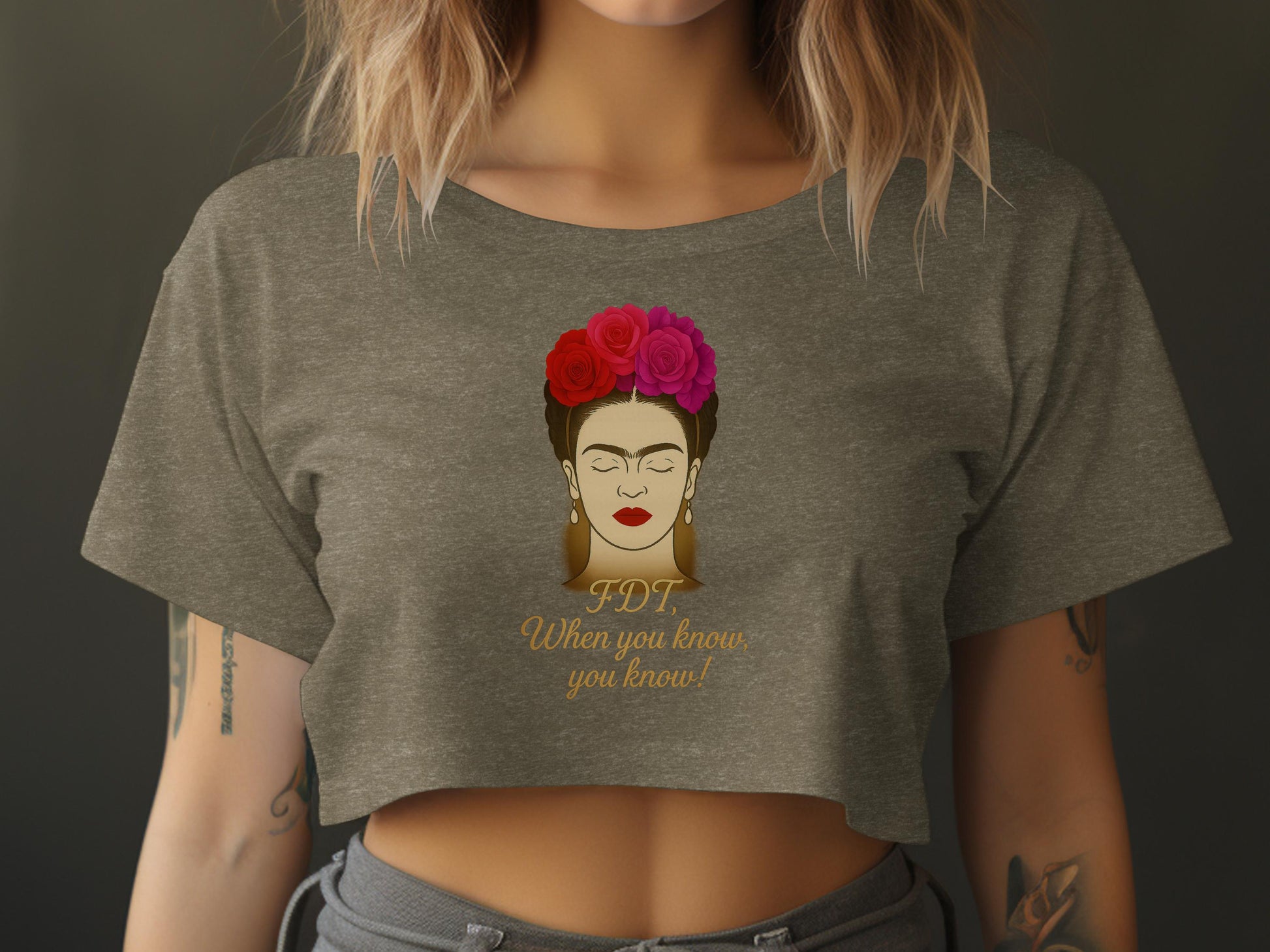 Stylish Artistic Women's Crop Top Fashionable Clothing Product