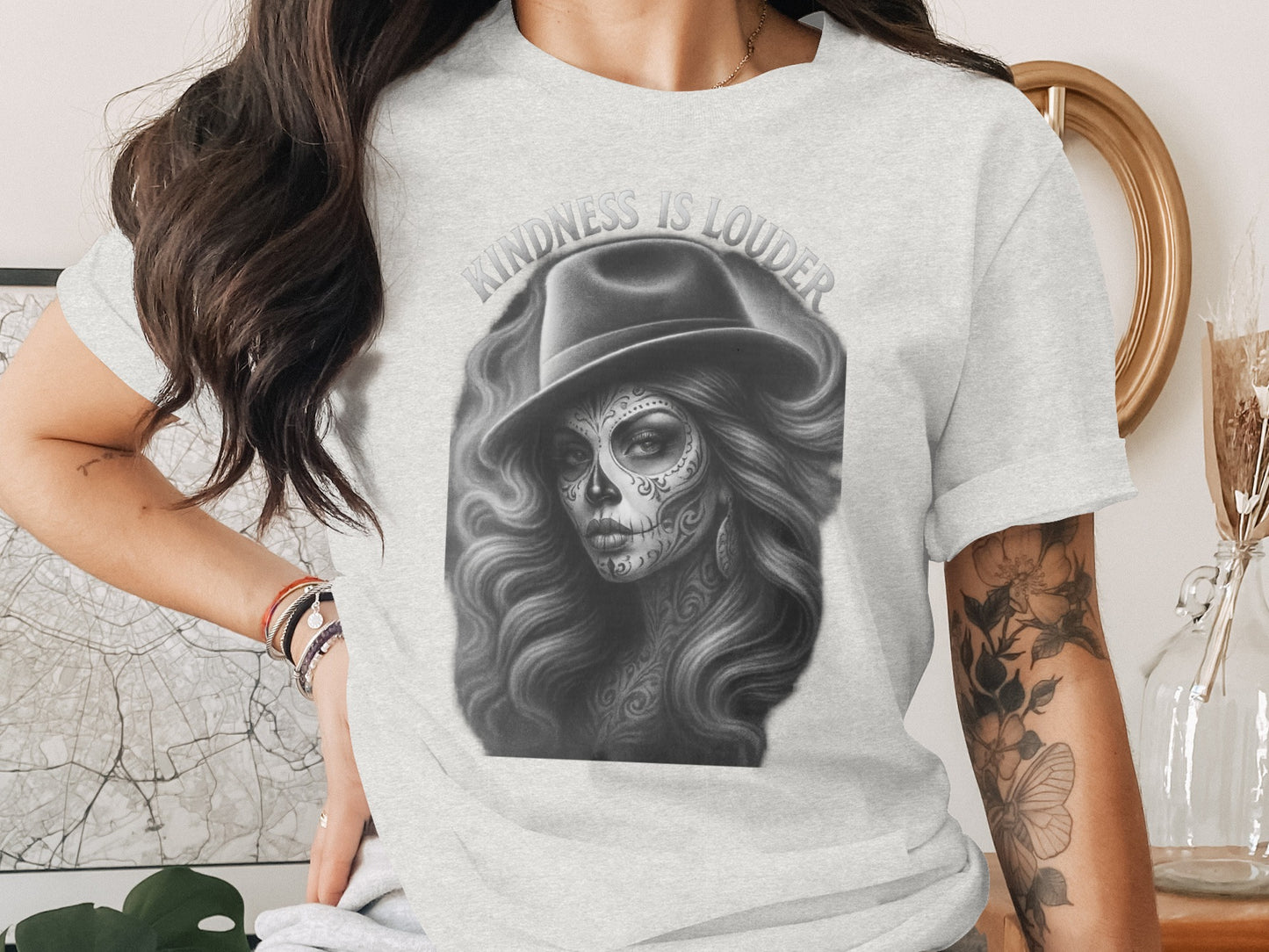 Kindness Is Louder Sugar Skull Tee product type