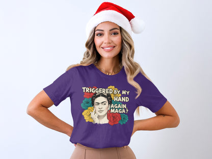 Triggered By My Hand Again MAGA T-shirt