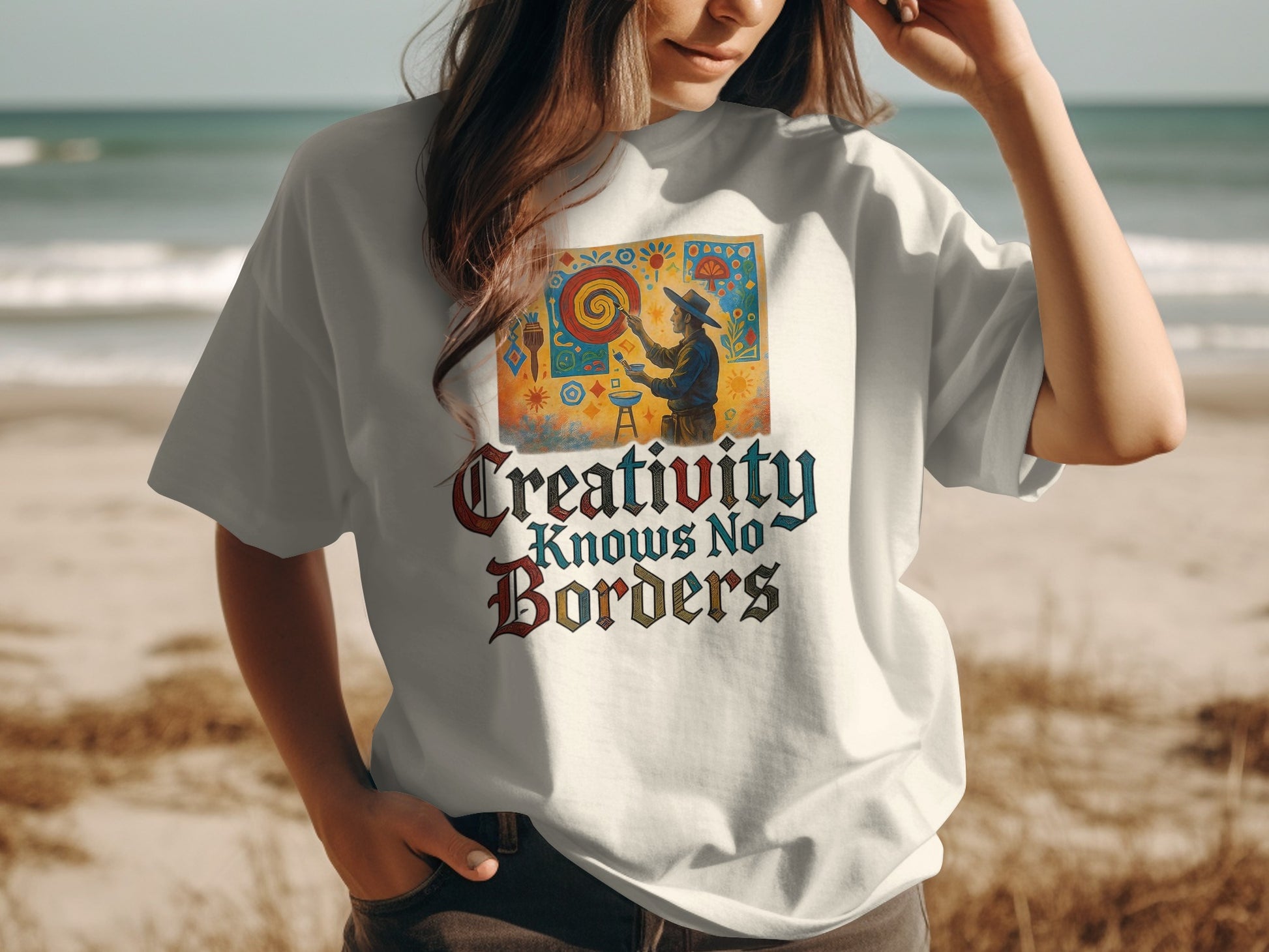 Creativity Knows No Borders Graphic T-Shirt product