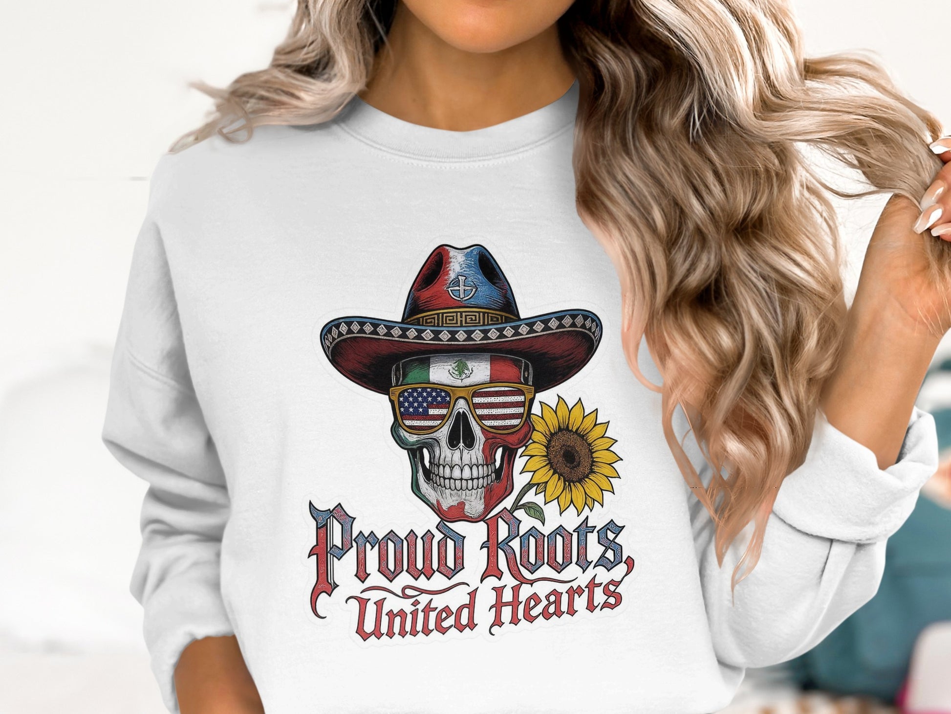 Proud Roots United Hearts Skull Graphic Sweatshirt product type