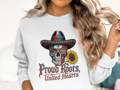 Proud Roots United Hearts Skull Graphic Sweatshirt product type