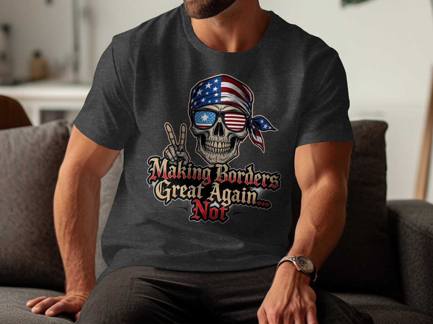 Making Borders Great Again Not Skull t-shirt product