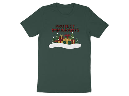 Protect Immigrants Christmas Holiday T-Shirt