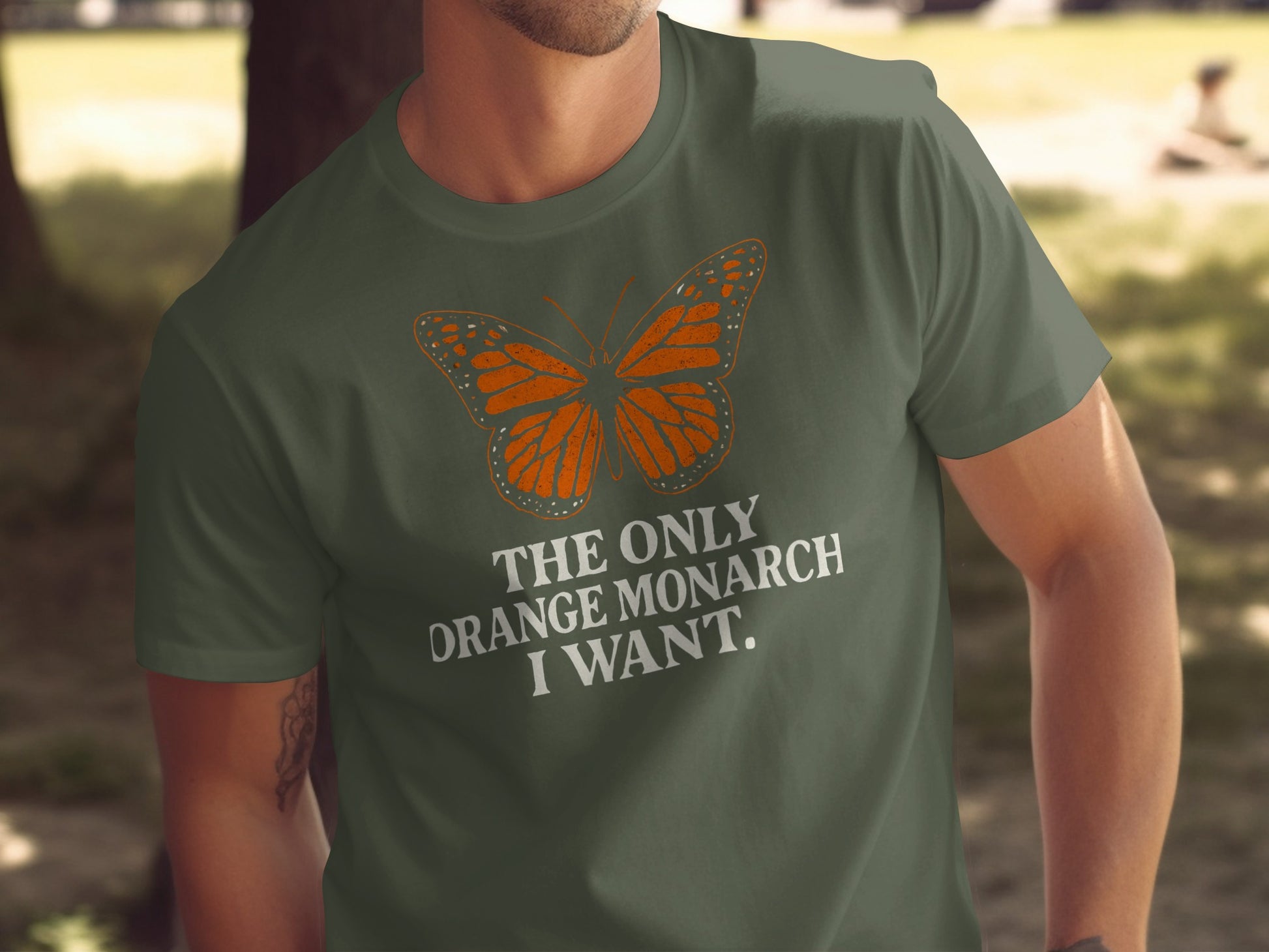 The Only Orange Monarch I Want Graphic T-Shirt