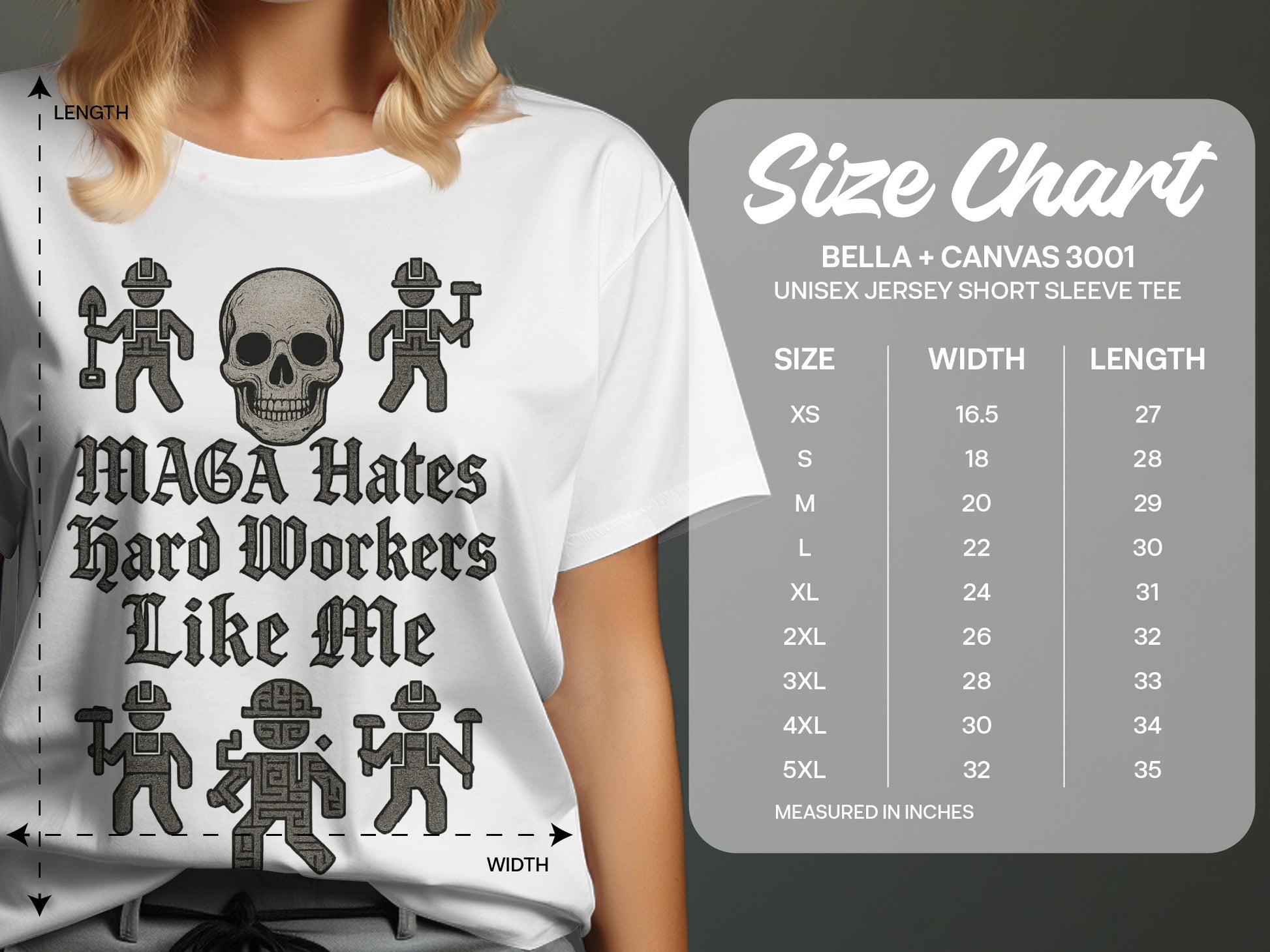 MAGA Hates Hard Workers Like Me Unisex Jersey