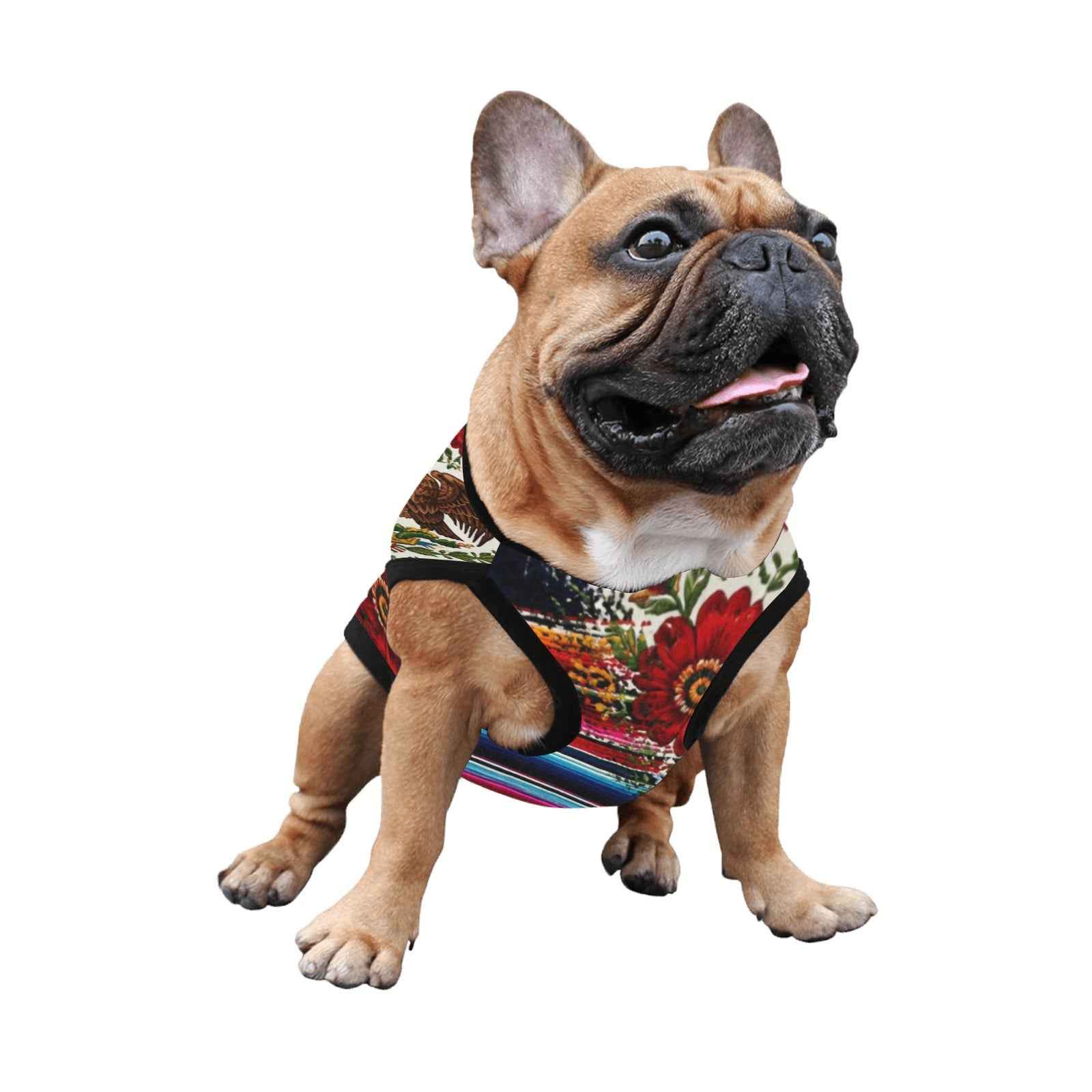 Pet Tank Top USA Mexico Pride Culture Dog Tee | Pet Cat Tank Top
