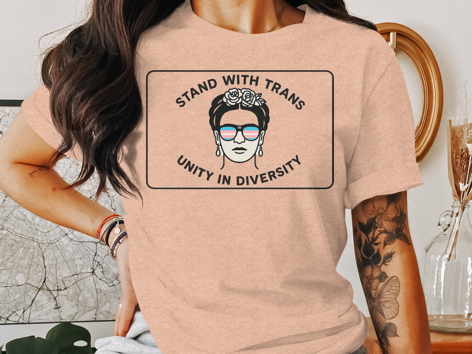 Stand With Trans Unity In Diversity T-shirt product type