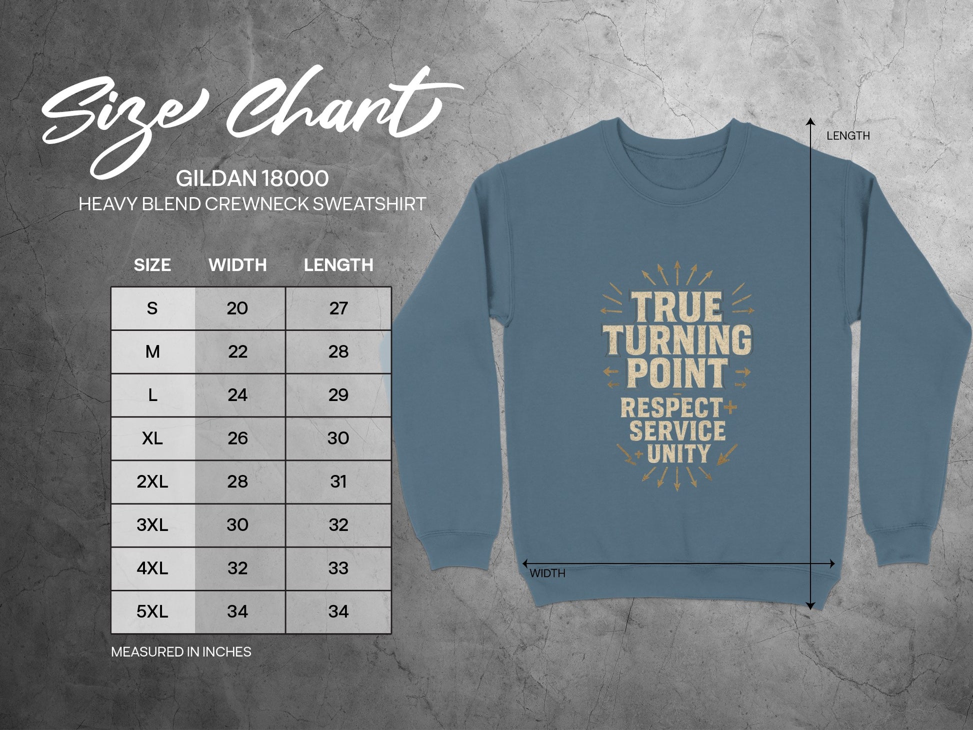 True Turning Point Respect Service Unity Sweatshirt product