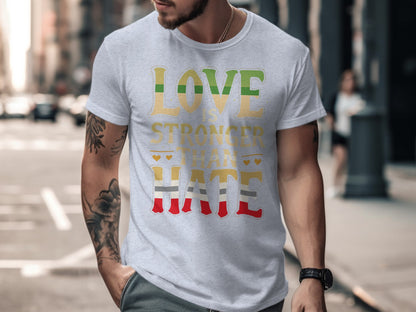 Love Is Stronger Than Hate Graphic T-Shirt product type