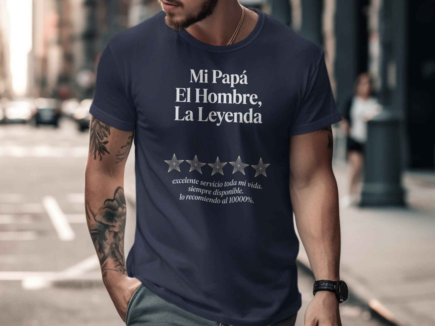 Funny Dad Shirt: Mi Papá La Leyenda T-Shirt Mi Papá, La Leyenda T-Shirt