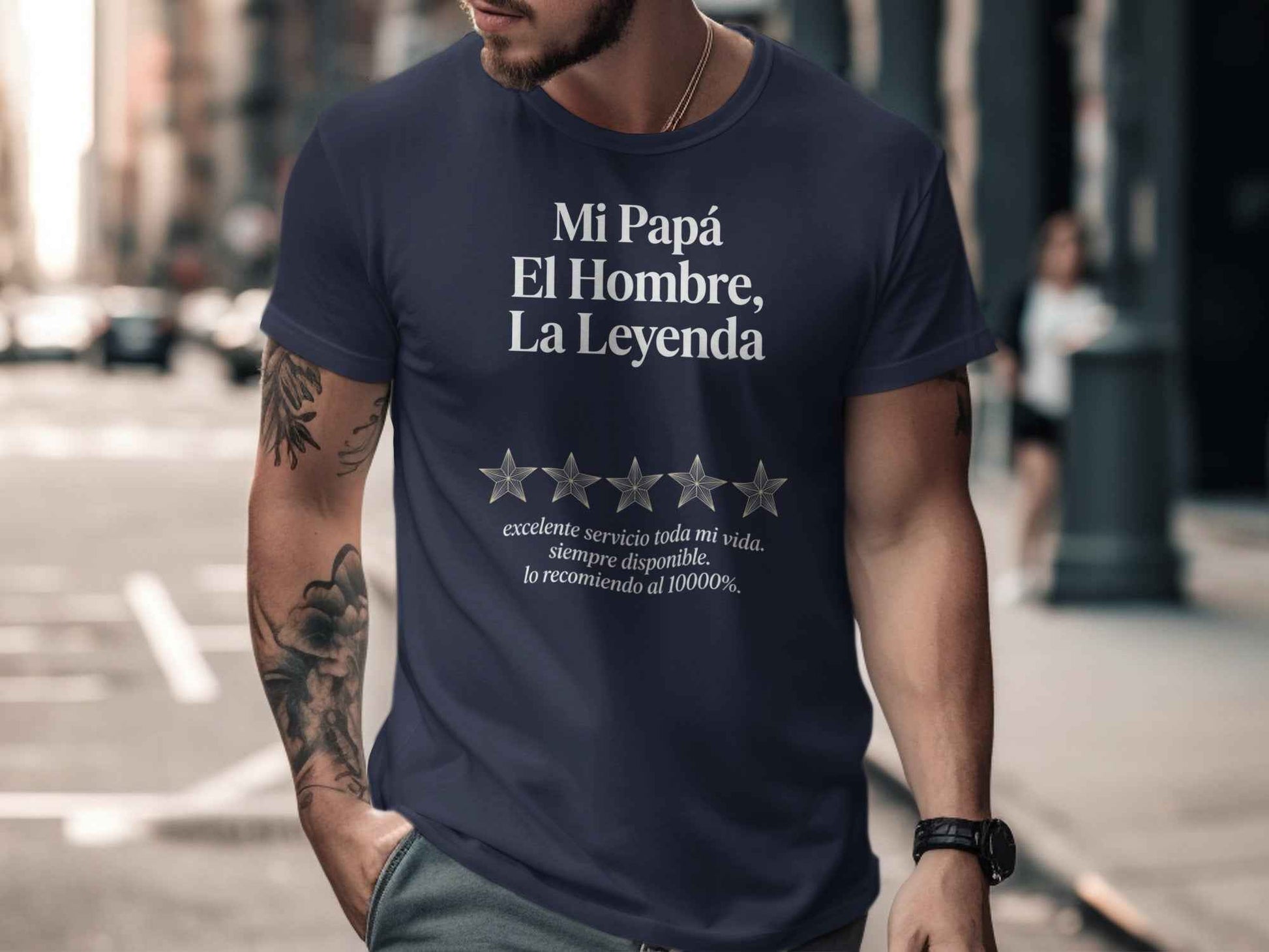 Funny Dad Shirt: Mi Papá La Leyenda T-Shirt Mi Papá, La Leyenda T-Shirt