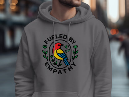 Fueled by Empathy with Bird Graphic Hoodie product