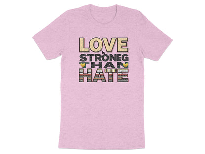Love Is Stronger Than Hate Pink T-Shirt product type
