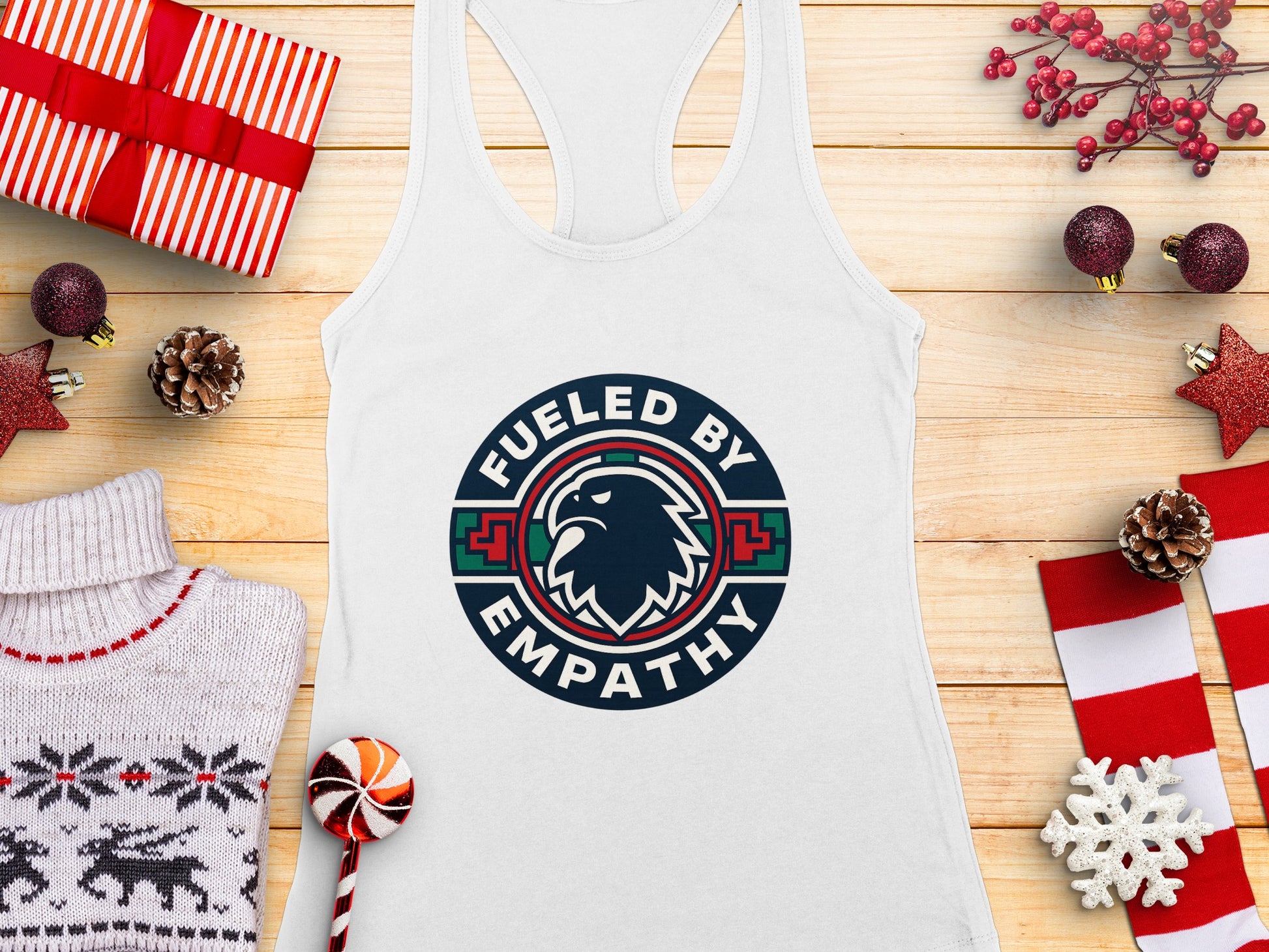 Fueled By Empathy Eagle Tank Top