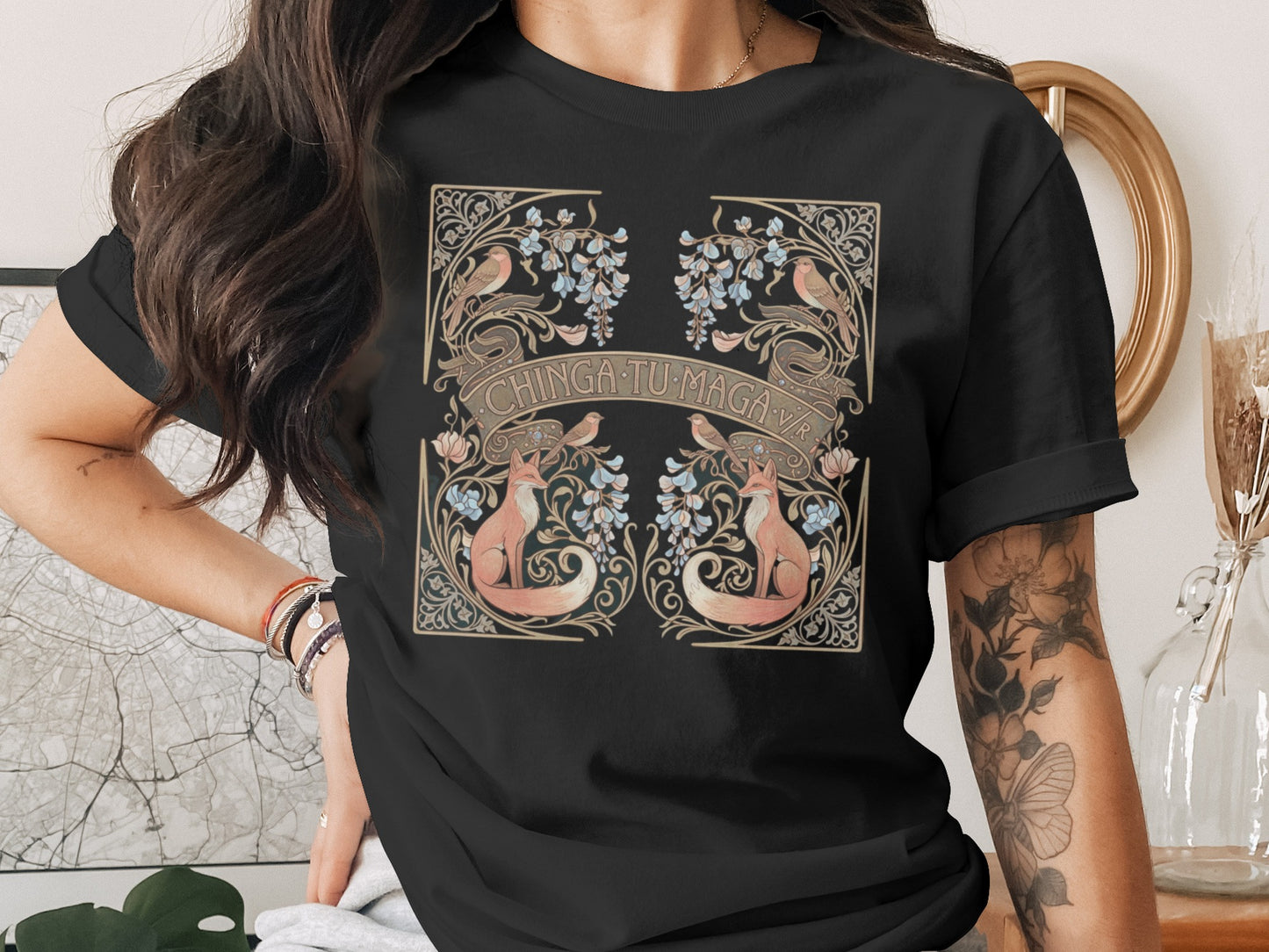 Artistic Chinga Tu Madre Graphic T-Shirt