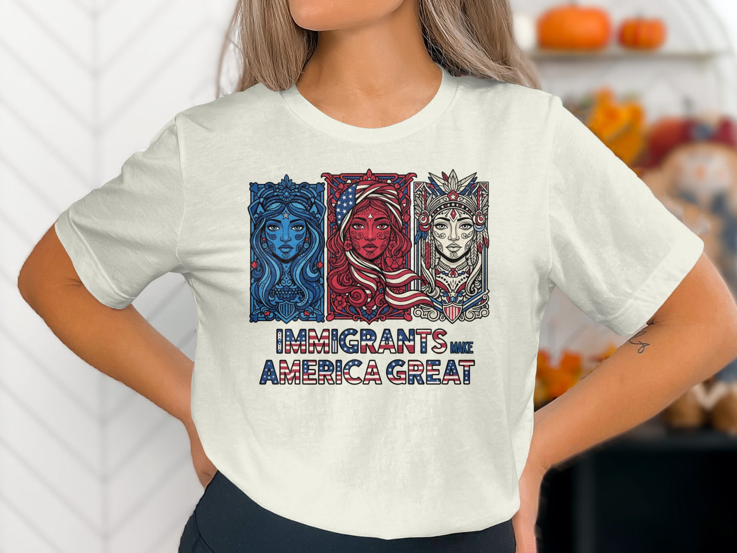 Immigrants Make America Great Graphic Tee