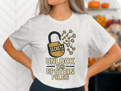 Unlock the Epstein Files Secrets T-Shirt product type