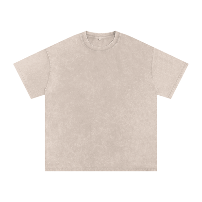La migra me la pela Snow Washed Oversized Cotton T-Shirt