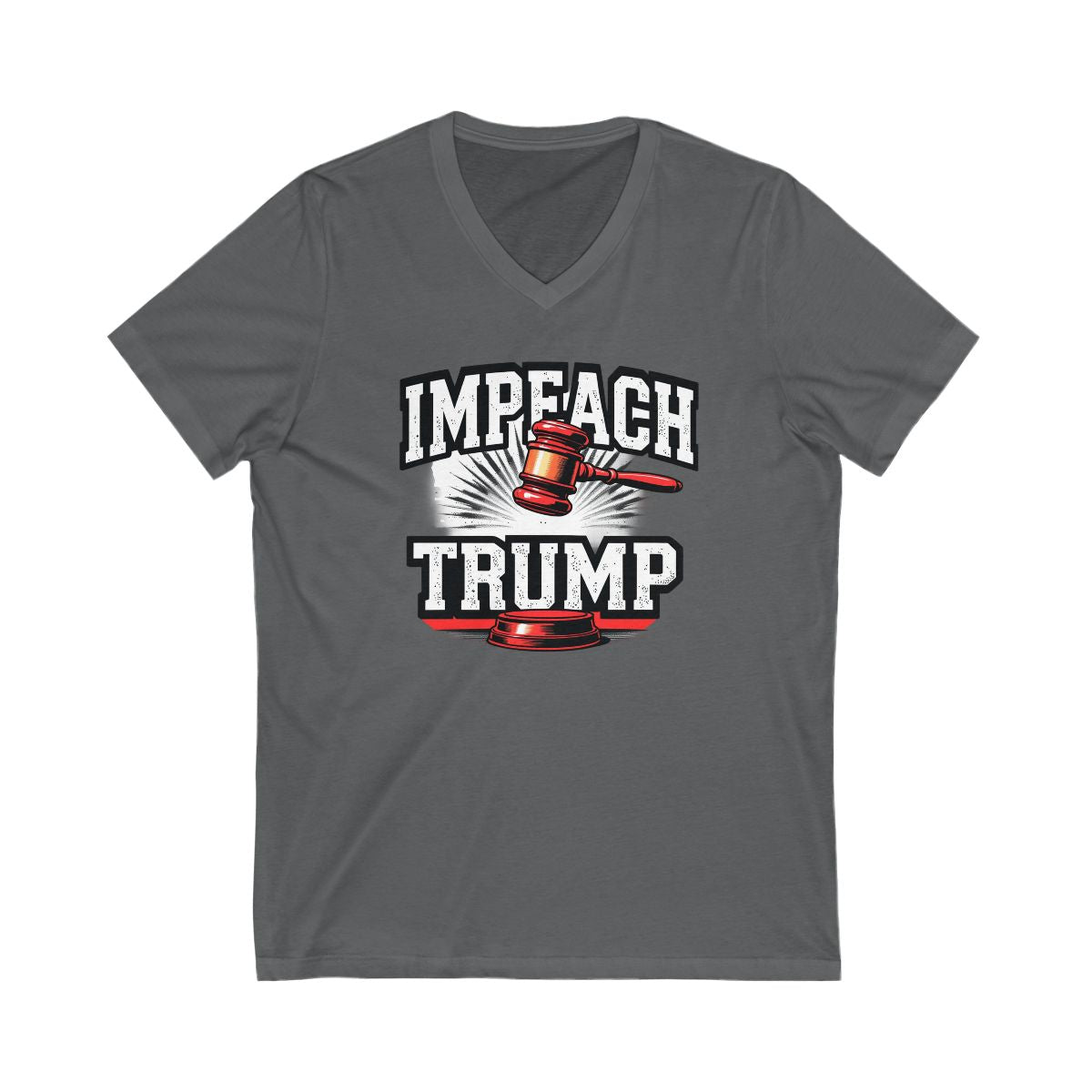 Impeach Trump Graphic V-Neck T-Shirt product type