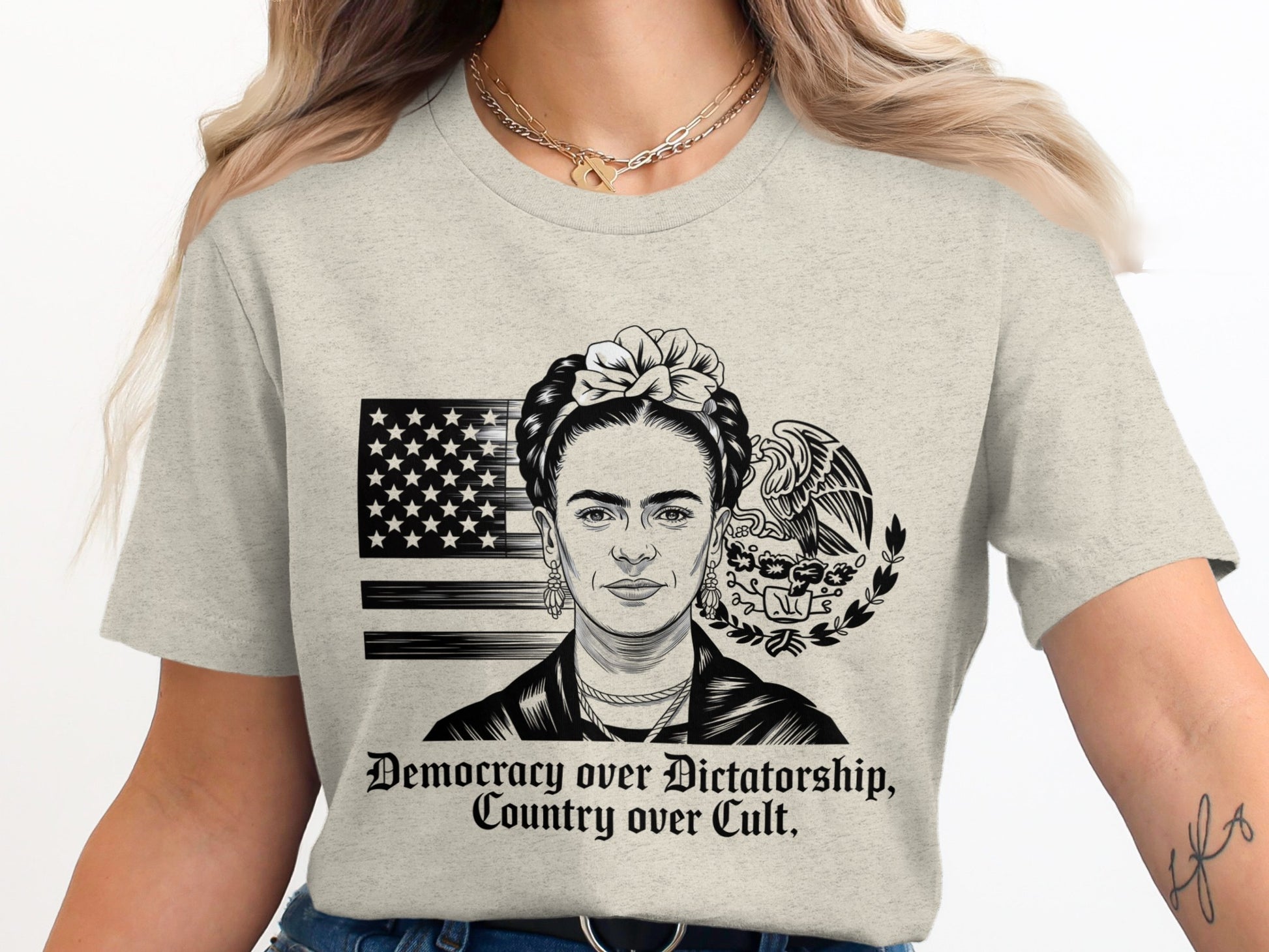 Democracy over Dictatorship T-Shirt product