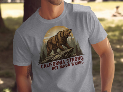 California Strong Not Maga Wrong T-shirt product