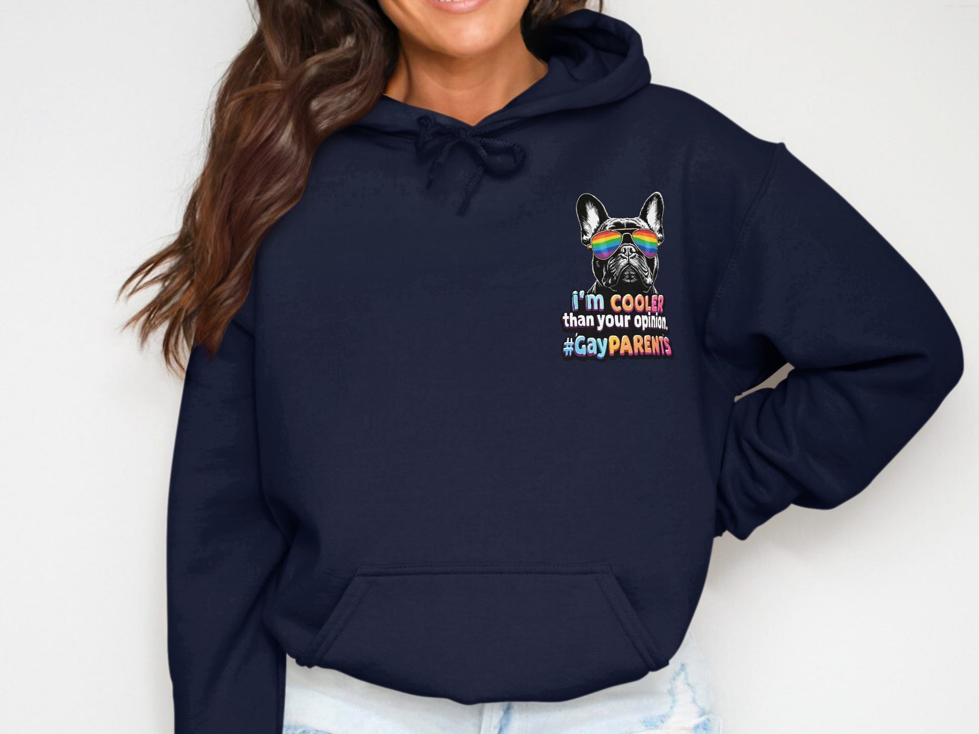 I'm Cooler Than Your Opinion Gay Parents Hoodie product