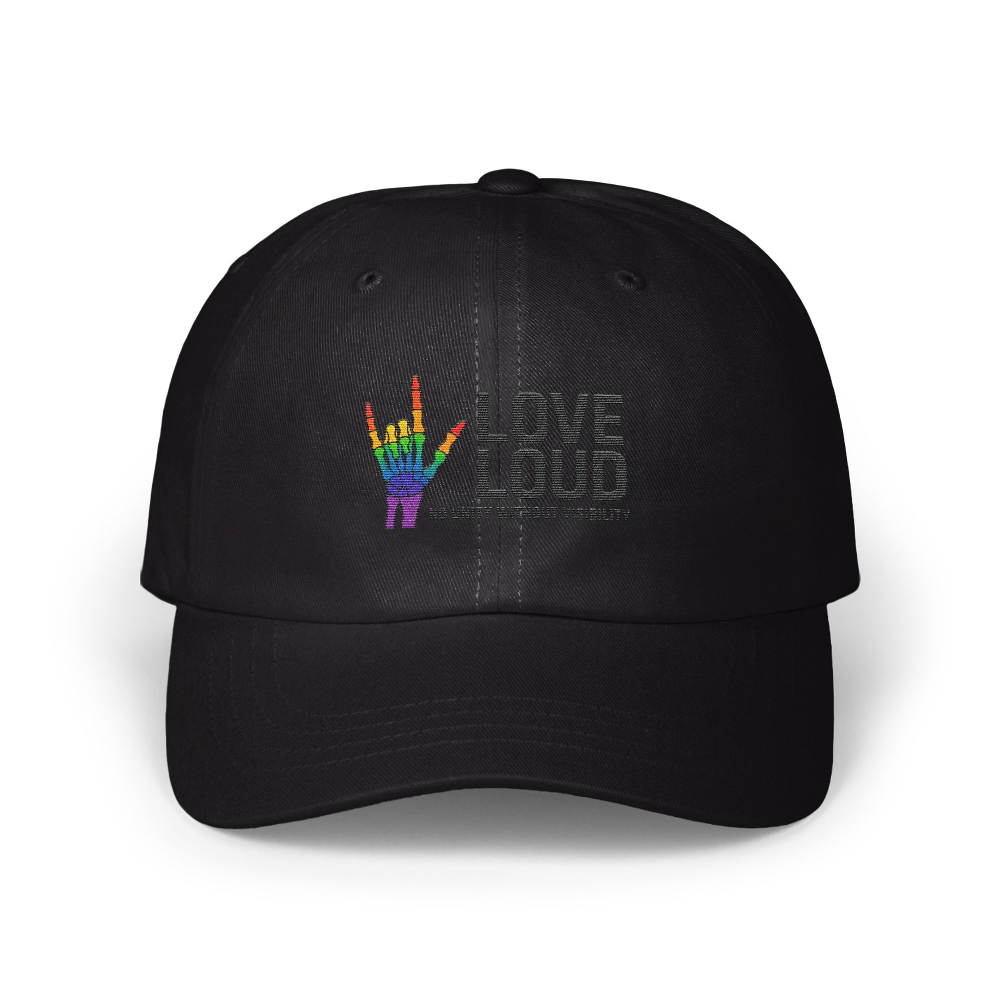 Love Loud Embroidered Adjustable Dad Hat product