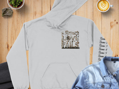 Another Love Falls Feature Print Hoodie product type