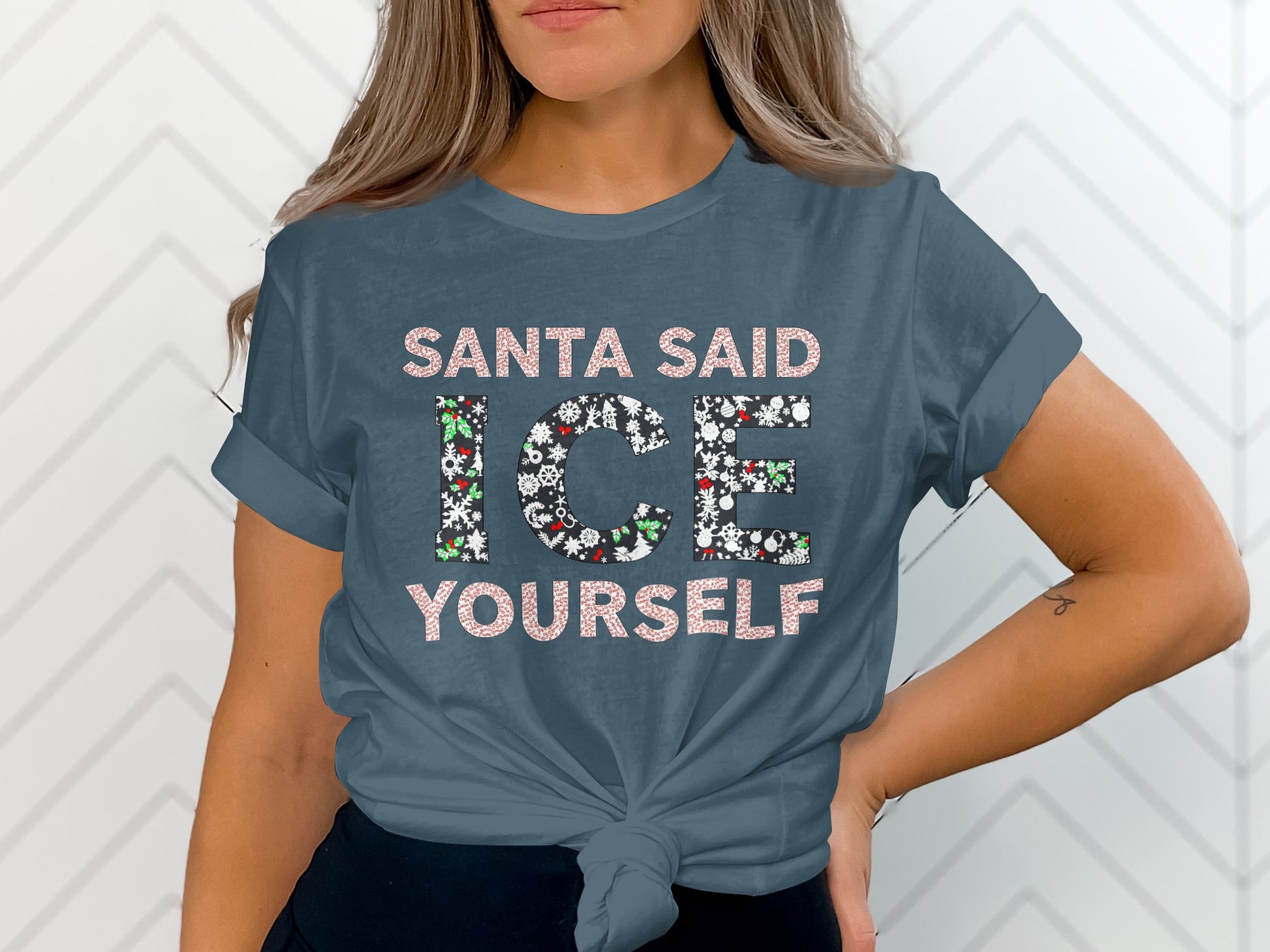 Santa Said Ice Yourself Graphic Tee